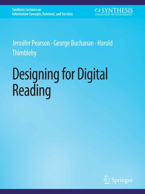 cover image of Designing for Digital Reading